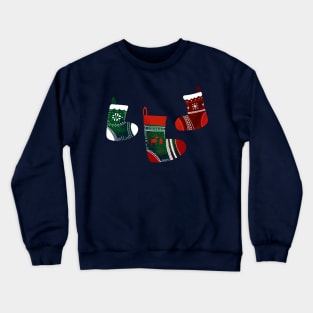 Christmas stockings Crewneck Sweatshirt